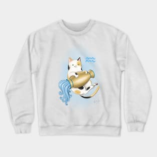 Zodiacat Aquarius Crewneck Sweatshirt